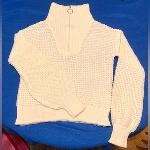 SO Quarter Zip Pullover Turtleneck Sweater (S)